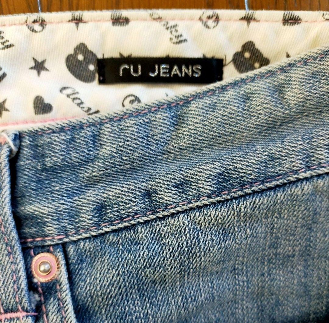 ru JEANS デニムショートパンツ XS レディース 女児 女の子 