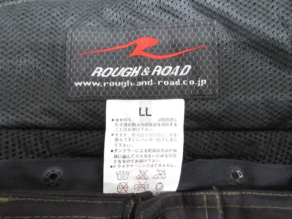 08Y015 【 中古品 】 ROUGH&ROAD ビッグサイズ ＬＬ バイカーライディングカーゴパンツ 裏メシュ 詳細不明 現状渡し 売り切り_画像3