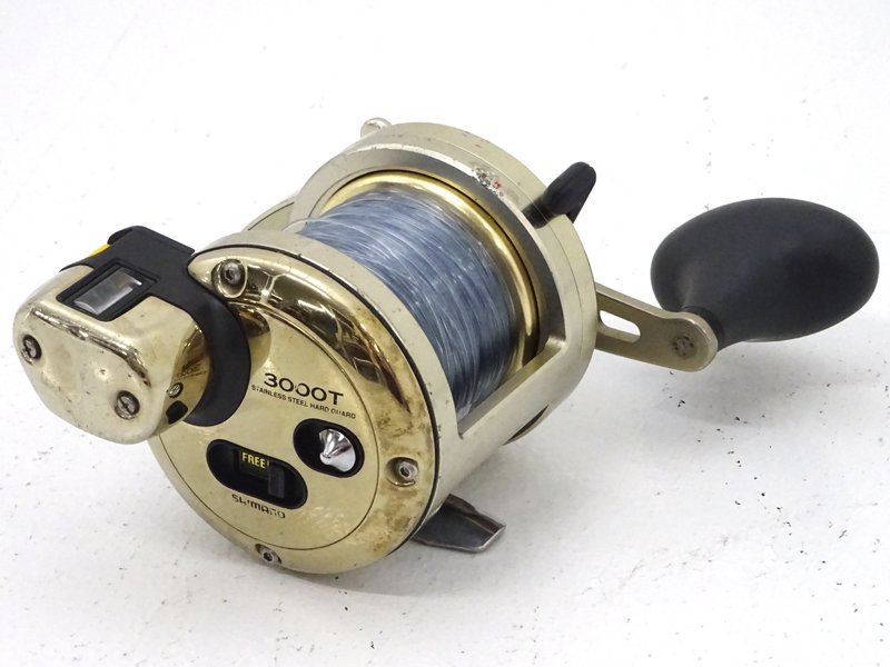 ☆中古☆SHIMANO 海魂 3000T 両軸 リール アナログカウンター付