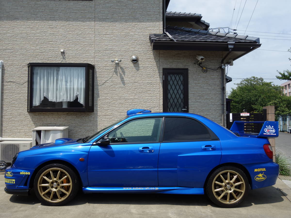  beautiful! WRC! Blister fender! Sparco! Ohlins! after market parts great number! Impreza WRX STI Prodrive!