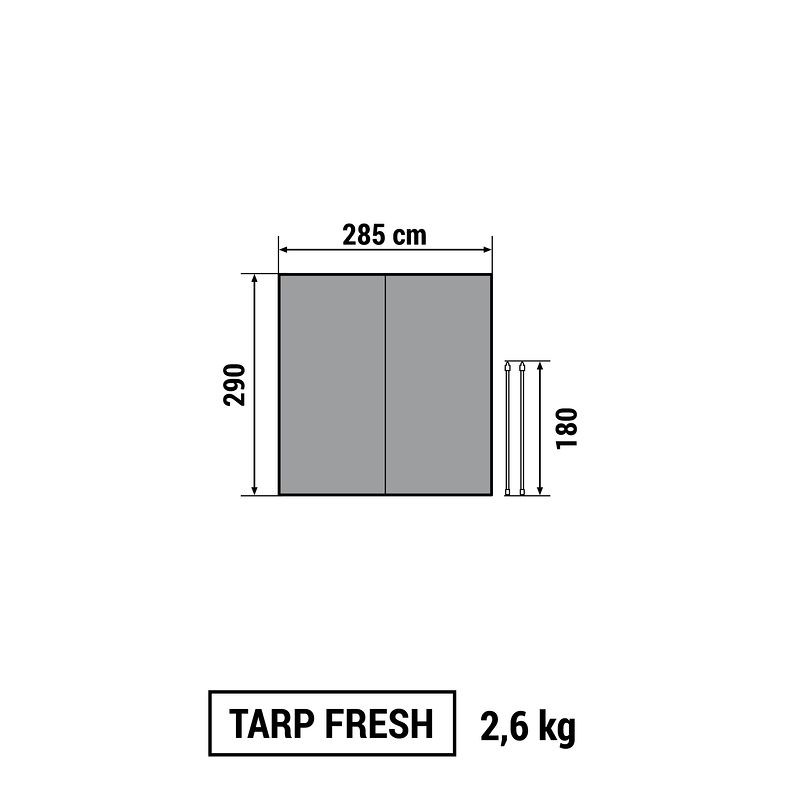 ★最便宜的取消資格！法國Keshua Quechua Tarp清爽輕巧緊緻高隔熱/遮光（SPF 50 +）·防水！ 原文:★最安破格! フランス ケシュア Quechua タープ fresh 軽量 コンパクト 高い遮熱・遮光性(SPF50+)・防水性 !!