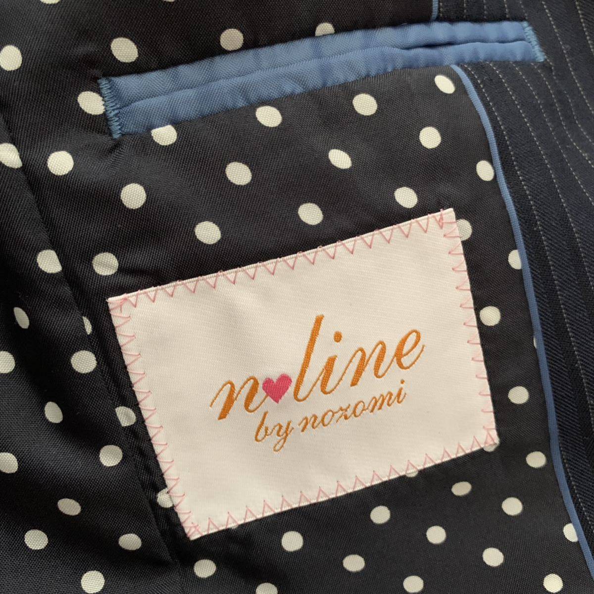 n-line by nozomi 佐々木希さんプロデュース ブランド ストライプ柄 スカート スーツ♪9 洋服の青山 リクルート ビジネス セットアップ_画像7