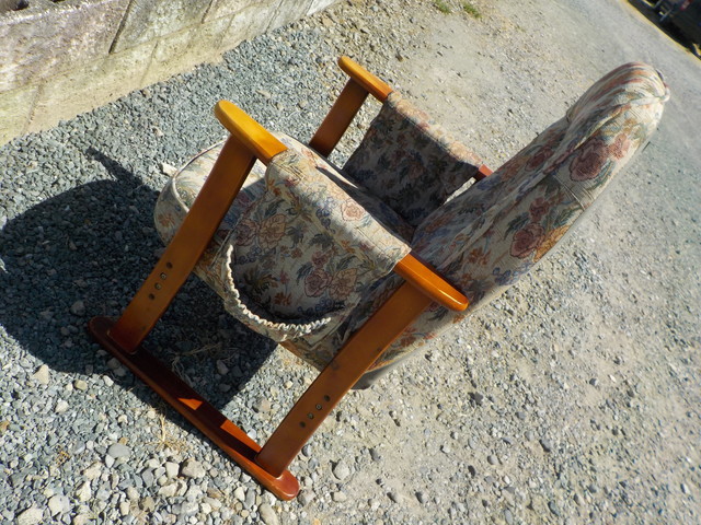 *0 retro высота сиденье "zaisu" стул мебель самовывоз OK( Shizuoka префектура пакет . город ) 5-8/4(.)