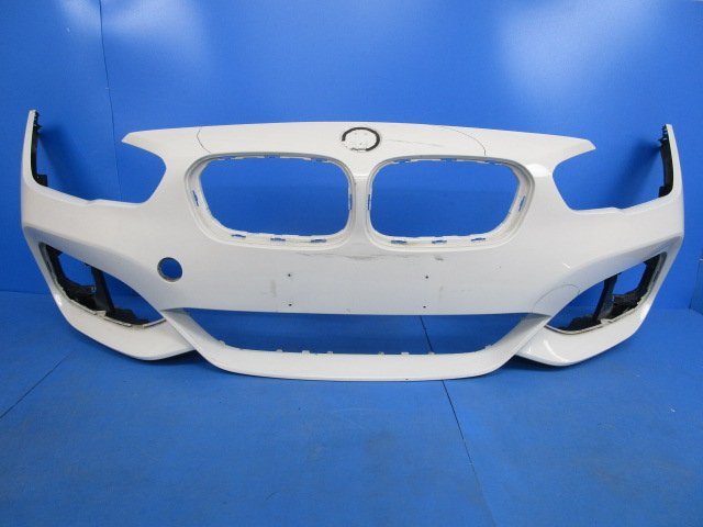 BMW 1シリーズ Mスポーツ F20 後期 純正 フロントバンパー 5111-8060283 ホワイトソリッド (M086783)_画像1