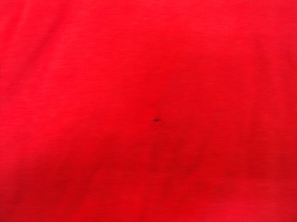 即決☆ CHEMISE LACOSTE ラコステ コットン素材 ポロシャツ 赤 SIZE20_画像5