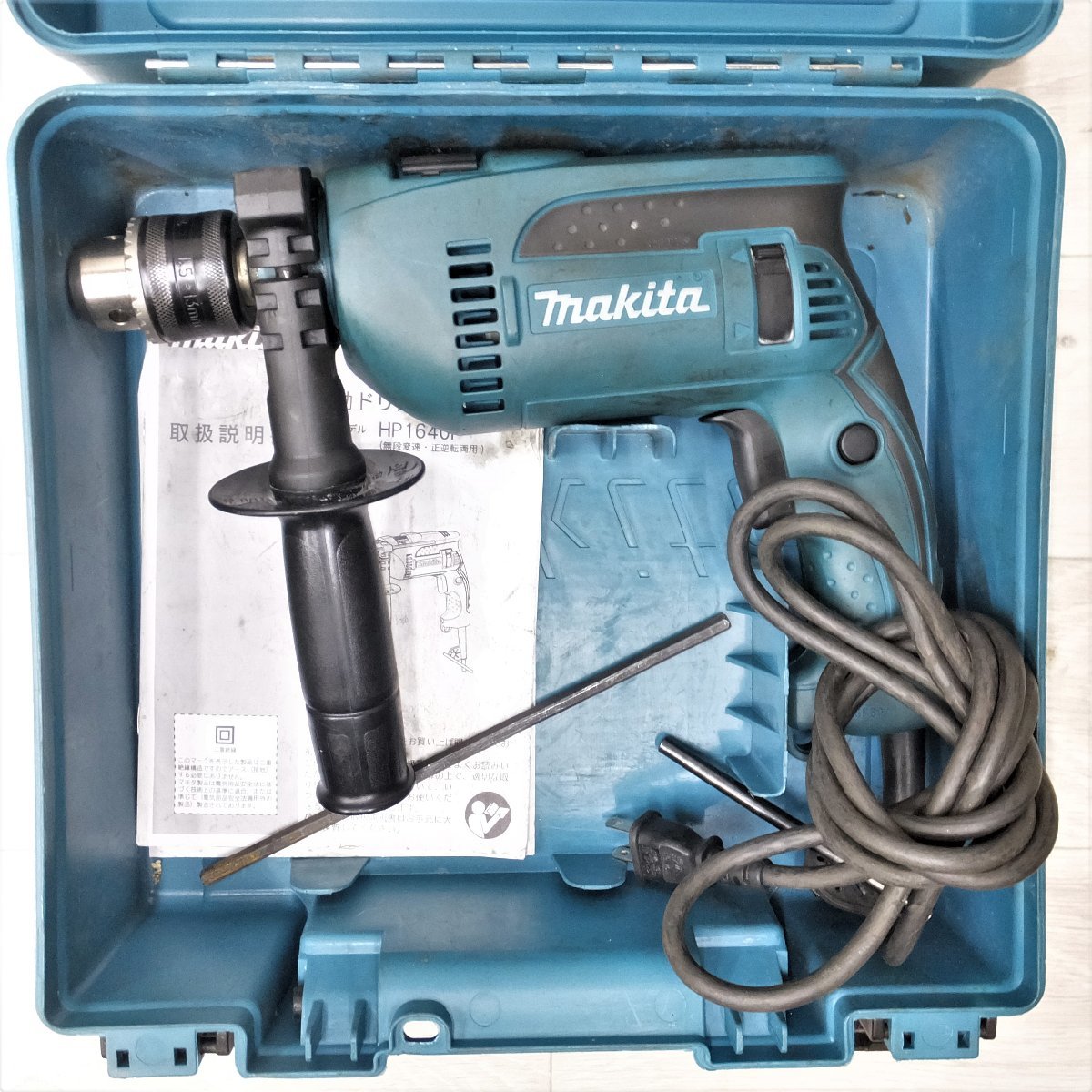 史上最も激安 ◆makita マキタ 16mm 震動ドリル HP1640F 鉄工13mm コンクリート16mm 振動ドリル 電動工具 100V◆ 本体 史上最も激安 ◆makita マキタ 16mm 震動ドリル HP1640F 鉄工13mm コンクリート16mm 振動ドリル 電動工具 100V◆ 本体