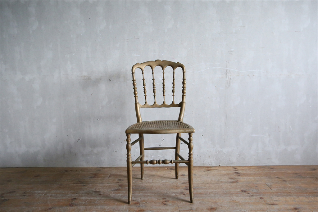 Франция античный * из дерева Napoleon стул / обеденный стул / Gold стул / модный полка витрины / магазин инвентарь / дисплей / French Vintage мебель 