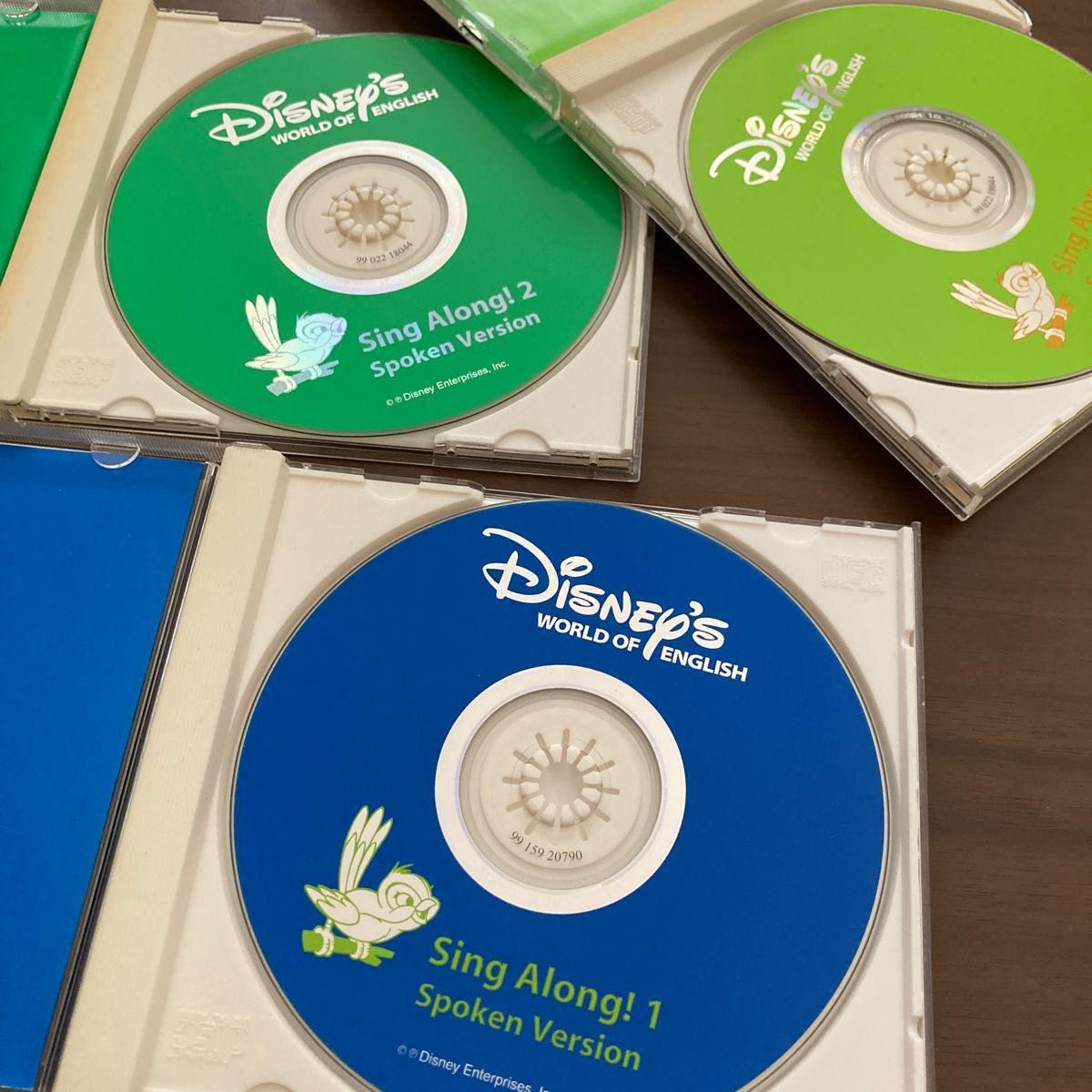 ディズニー英語システム DWE Singalong English cd spokenversion 1.2.3.4 まとめ売り