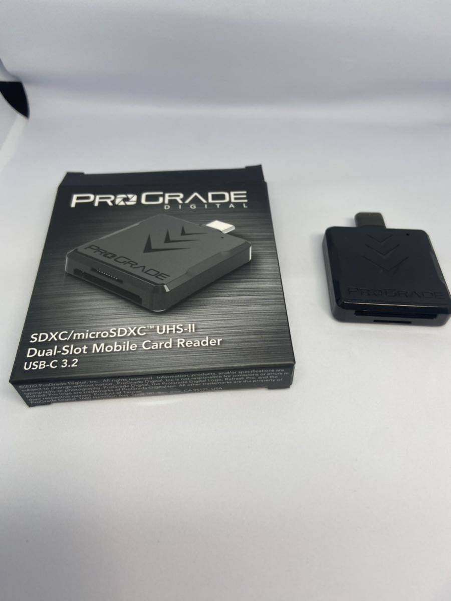 ProGrade Digital プログレードデジタル SD/microSD UHS-II ダブルスロットカードリーダー PGM0.5(カード