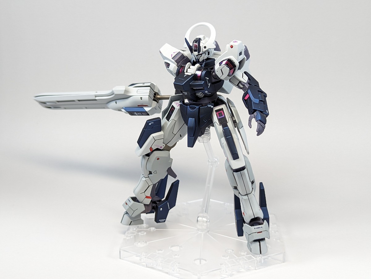 完成品 塗装改修済 バンダイ HG 1/144 ガンダム シュバルゼッテ 完成品 塗装改修済 バンダイ HG 1/144 ガンダム シュバルゼッテ