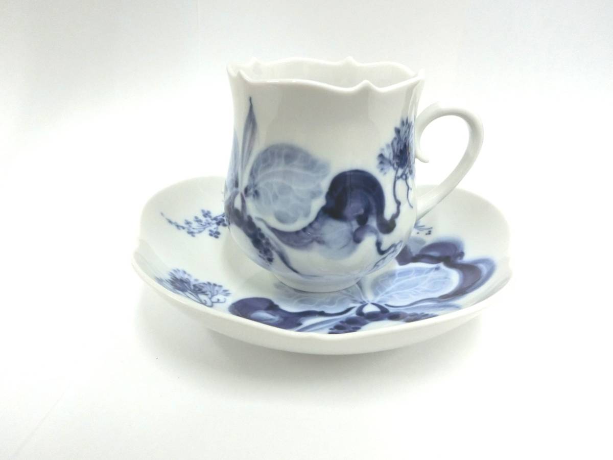 上品な 31321◇Meissen マイセン カップ&ソーサー コーヒー ブルー