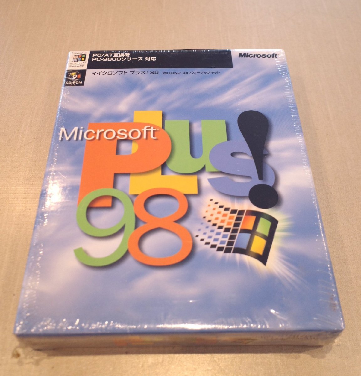 ○未開封Microsoft Plus! 98 パワーアップキット　古道具のgplus広島　2308ｋ_画像1