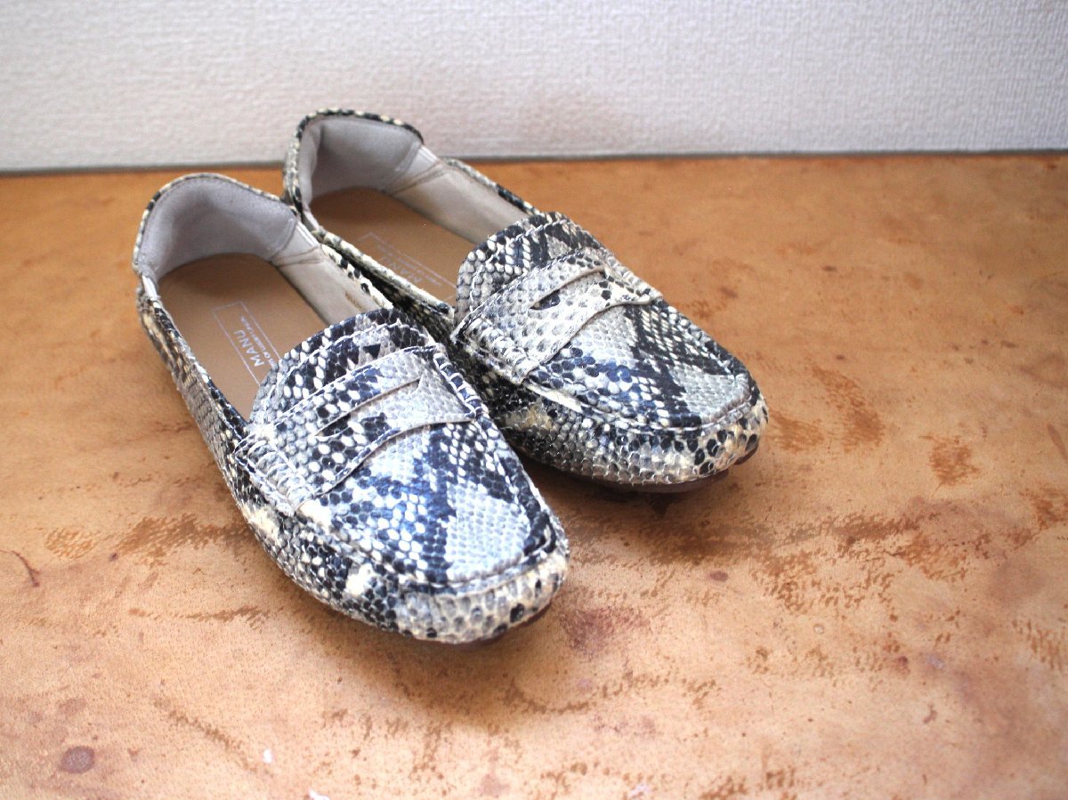 * mode eja Como /manu[ python print type pushed . Loafer size23.5cm] old clothes. gplus Hiroshima 2308s2