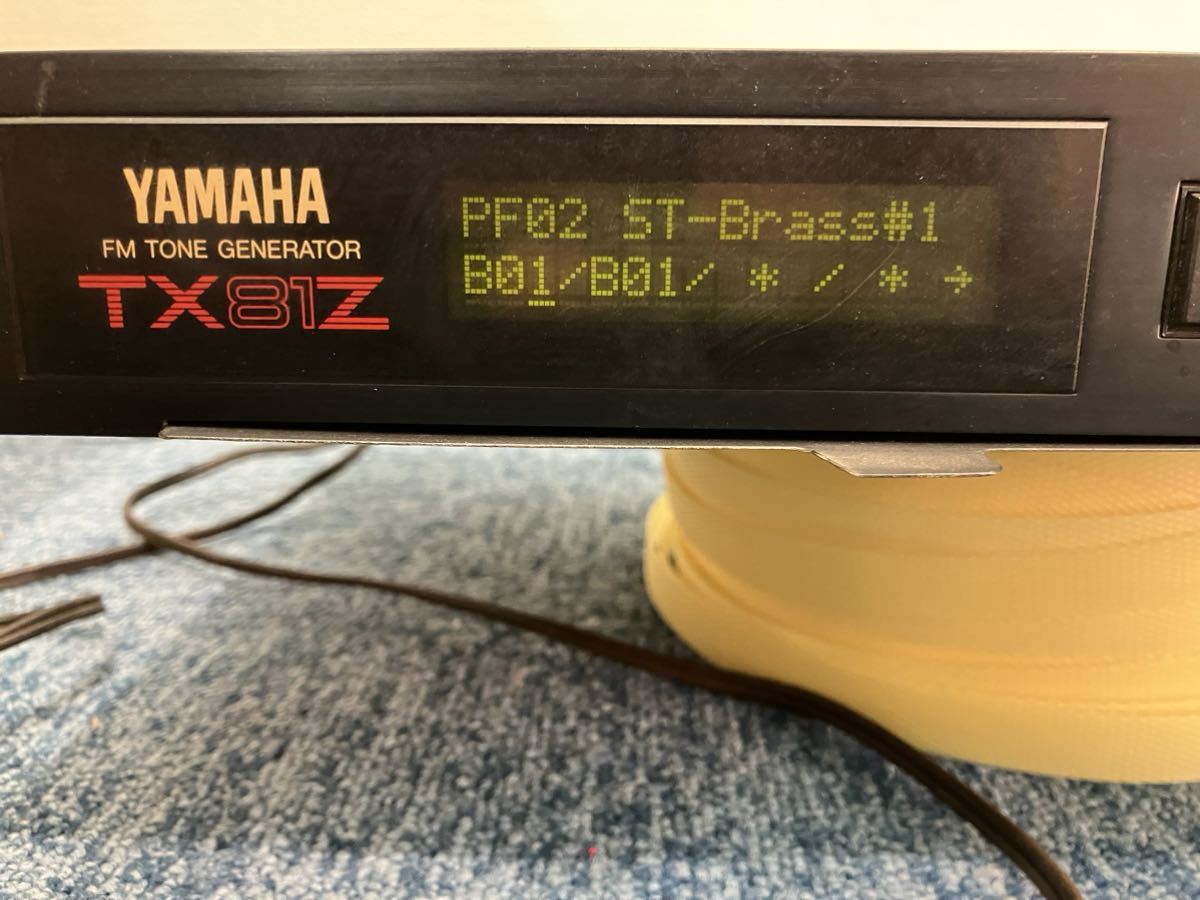 YAMAHA FM TONE GENERATOR TX81Z 音源モジュール通電確認済み－日本