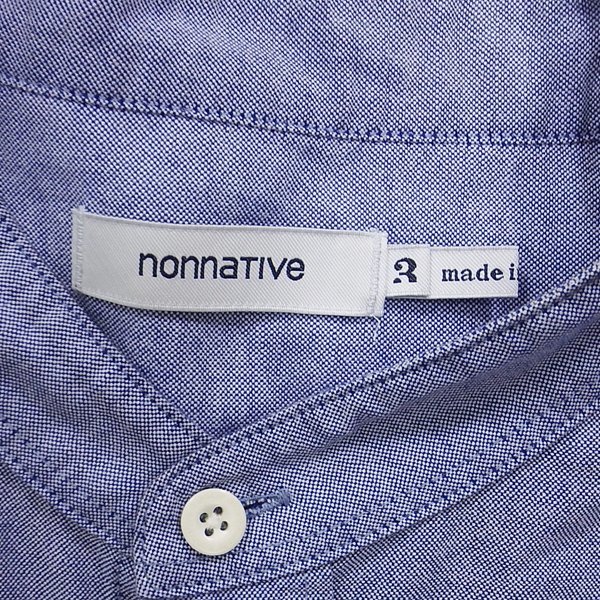 nonnative WELLER B.D. SHIRT S/S RELAXED FIT C/P OXFORD COOLMAX NN-S3712 3 ノンネイティブ シャツ_画像2