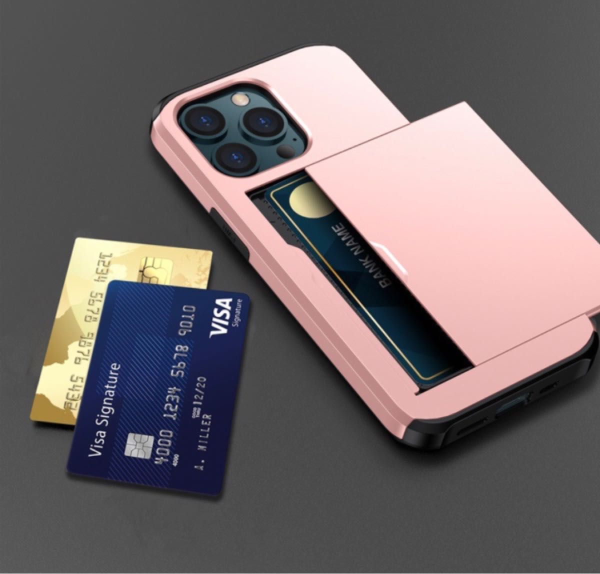 iPhone 13 ケース カード収納 上質な手触り アイフォン カバー 耐衝撃 軽量 薄い ICカード収納 スマホケース