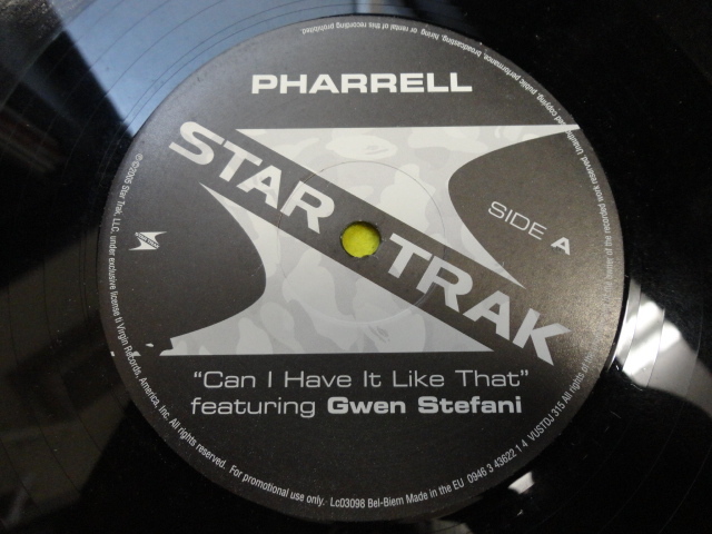 Pharrell ft. Gwen Stefani - Can I Have It Like That オリジナル原盤 12 爆ヒットチューン 視聴_画像2