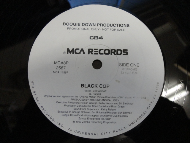 Boogie Down Productions - Black Cop 吠えまくるKRS-1 激アツ・ファンキー 12 HIPHOP CLASSIC 視聴_画像1