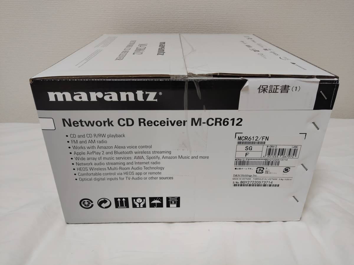未使用未開封】marantz マランツ M-CR612 ネットワークCDレシーバー