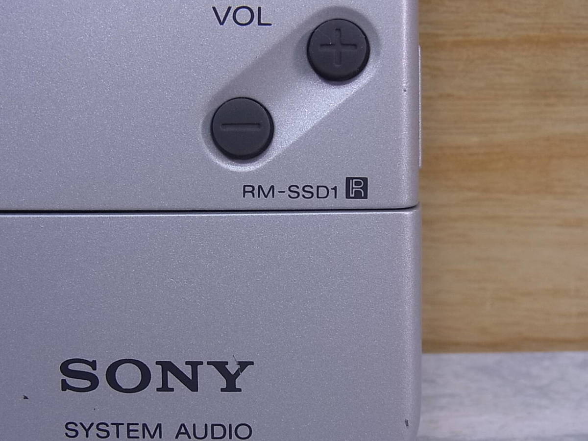 *L/297* Sony SONY* audio remote control *RM-SSD1* operation OK