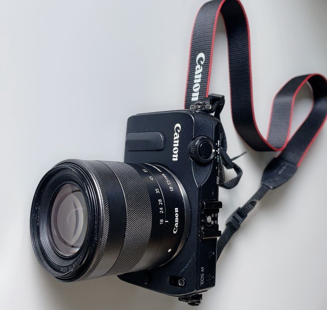 今季一番 M2 EOS ミラーレス一眼カメラ Canon EF-M18-55 動作確認済