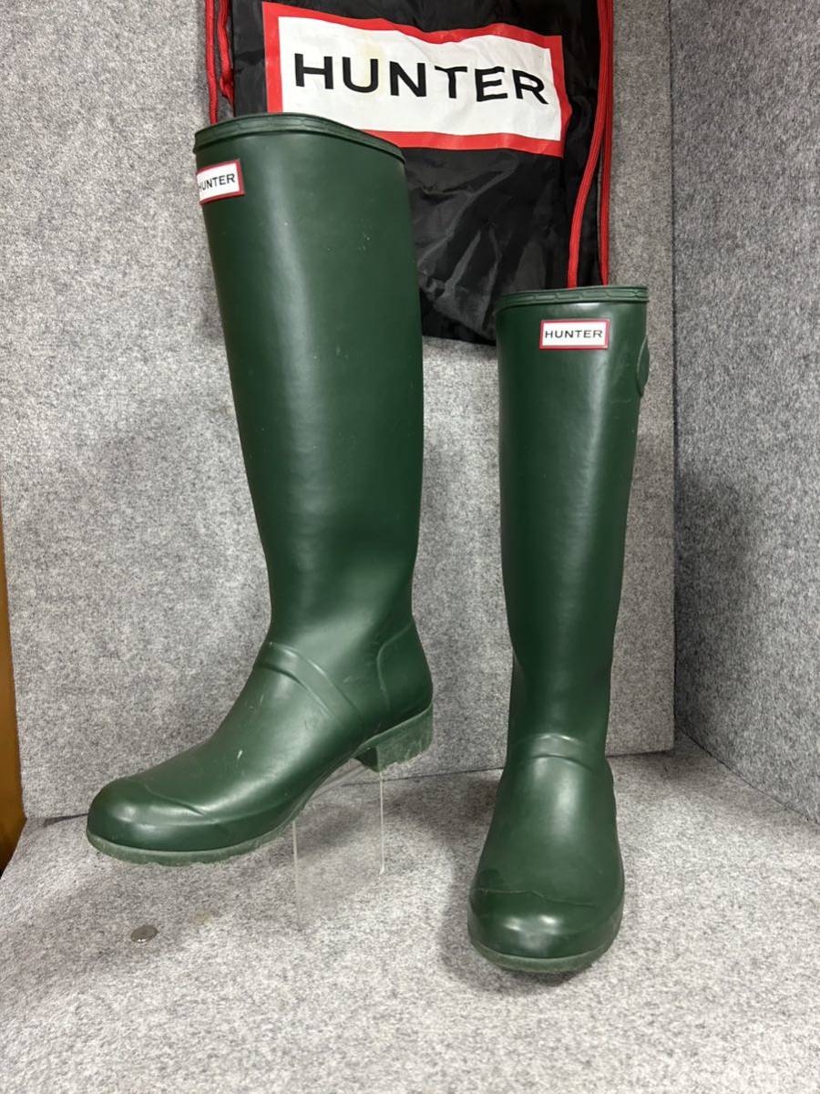 代購代標第一品牌-樂淘letao-25~25.5㎝☆美品HUNTERレインブーツUK7