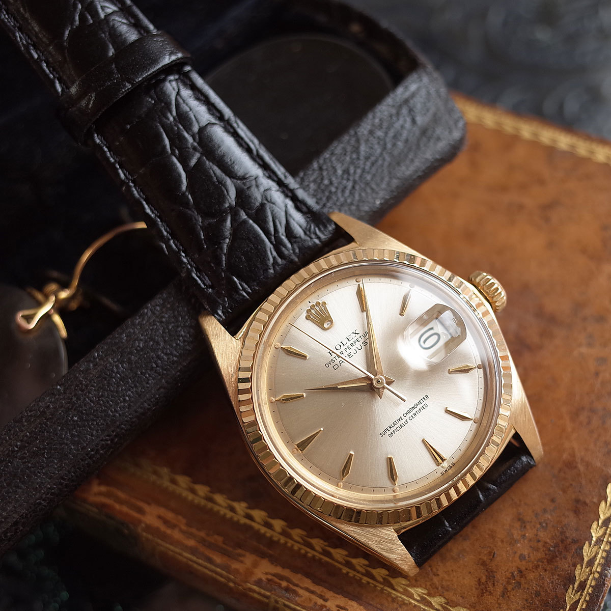 新発売 デイトジャスト 1964年製 1601/8 ロレックス K18YG OH済1年保証
