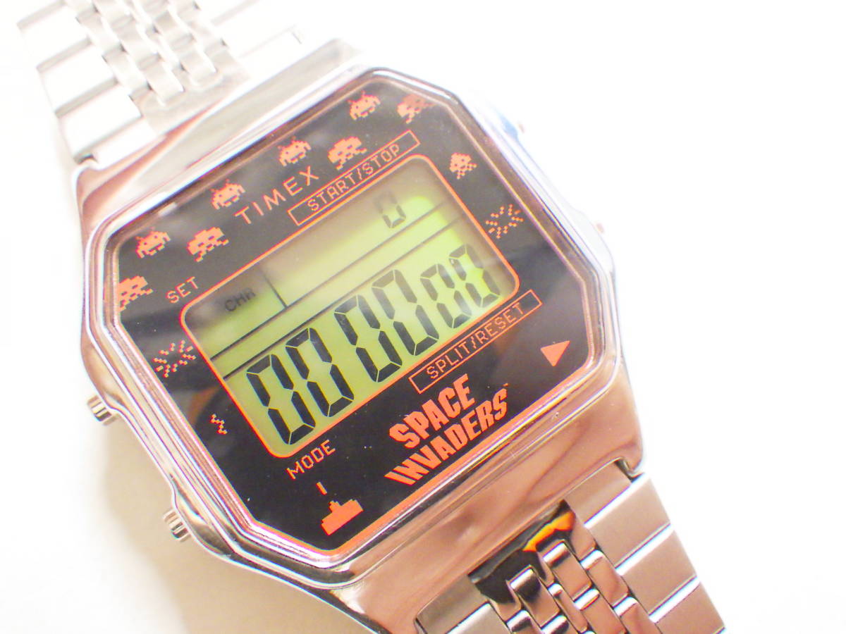 TIMEX タイメックス スペースインベーダー デジタル腕時計 TW2V30000 #761_画像7