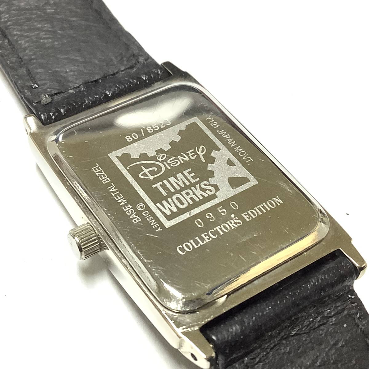 [ retro ограниченный товар, батарейка заменен ] Disney Mickey Mouse woruto Disney Studio наручные часы серийный номер ввод герой часы 