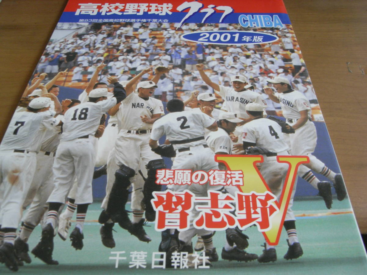 驚きの安さ 高校野球グラフCHIBA2001年版 第82回全国高校野球選手権