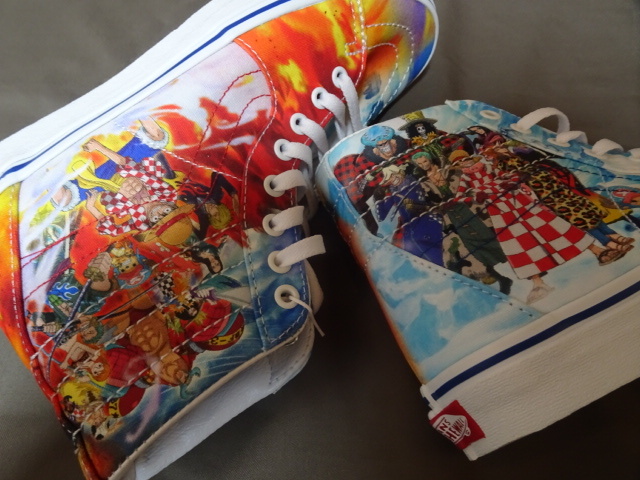 USA超限定 バンズ Vans X One Piece Limited Edition SK8 HI Sneakers 'Punk Hazard' パンクハザードUS 6.0インチ 24.0cm 新品未使用_画像7