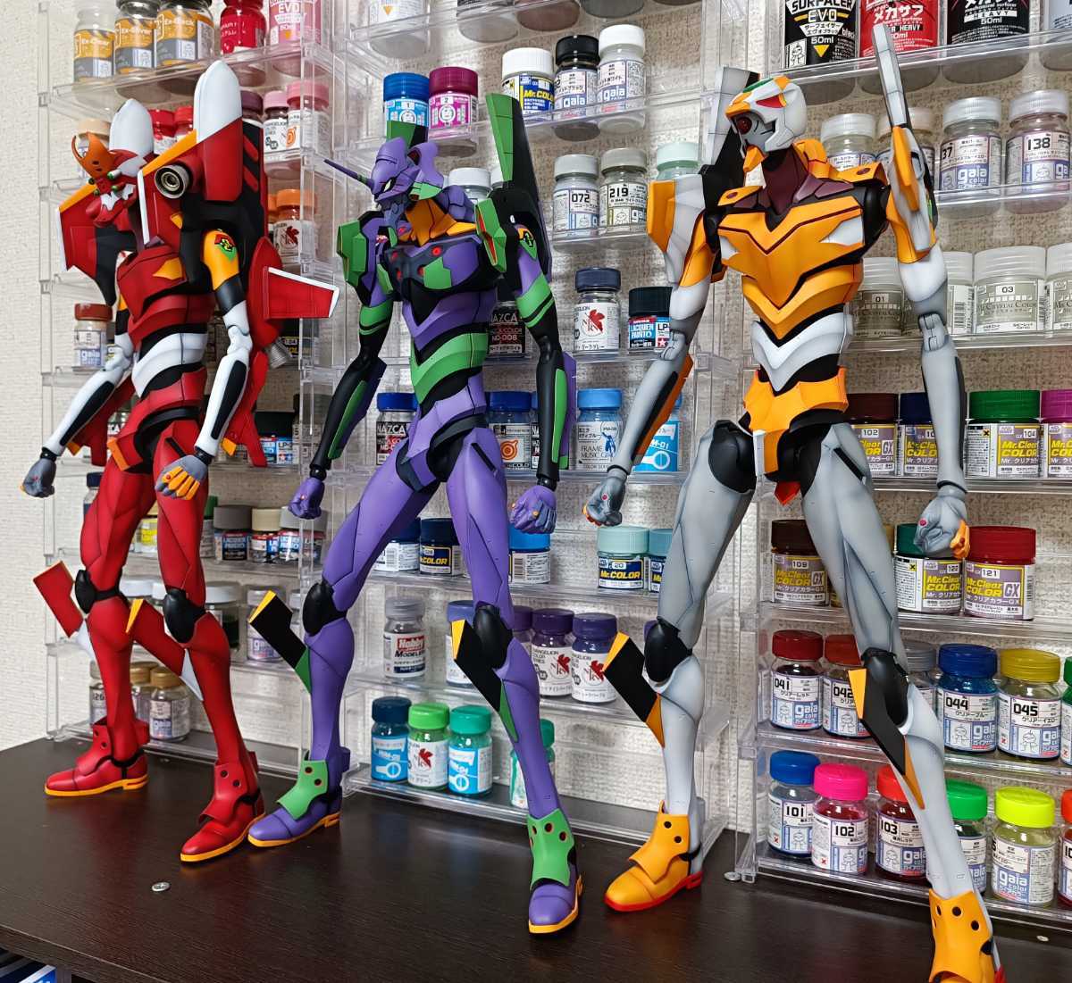 モンモデル エヴァンゲリオン 試作零号機(改) 全塗装完成品 の モンモデル エヴァンゲリオン 試作零号機(改) 全塗装完成品 の