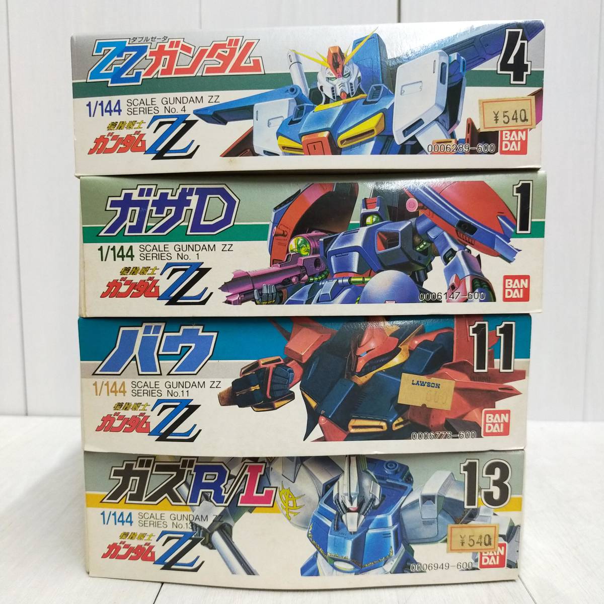 【 送料無料 】 未組立 ◆ バンダイ 機動戦士ガンダムZZ ダブルゼータガンダム ガザＤ ガズR/L バウ 1/144 スケール ガンプラ 模型 趣味_画像7