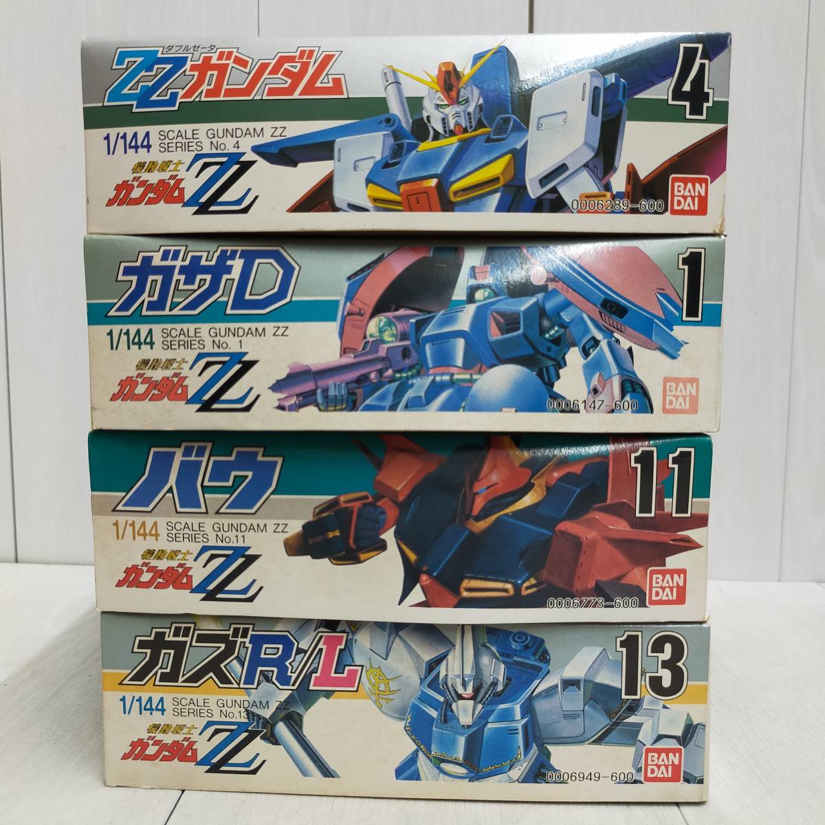 【 送料無料 】 未組立 ◆ バンダイ 機動戦士ガンダムZZ ダブルゼータガンダム ガザＤ ガズR/L バウ 1/144 スケール ガンプラ 模型 趣味_画像10