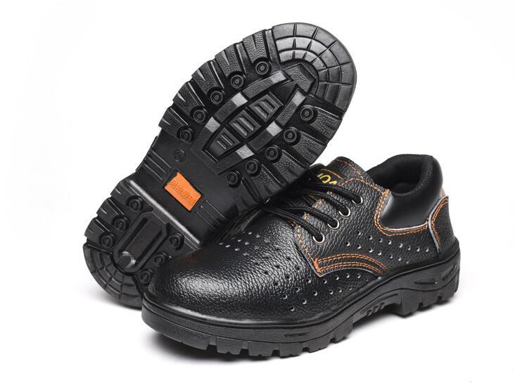  work shoes safety shoes men's lady's man and woman use sneakers safety boots steel . core toes protection slip prevention impact absorption 23cm~28cm