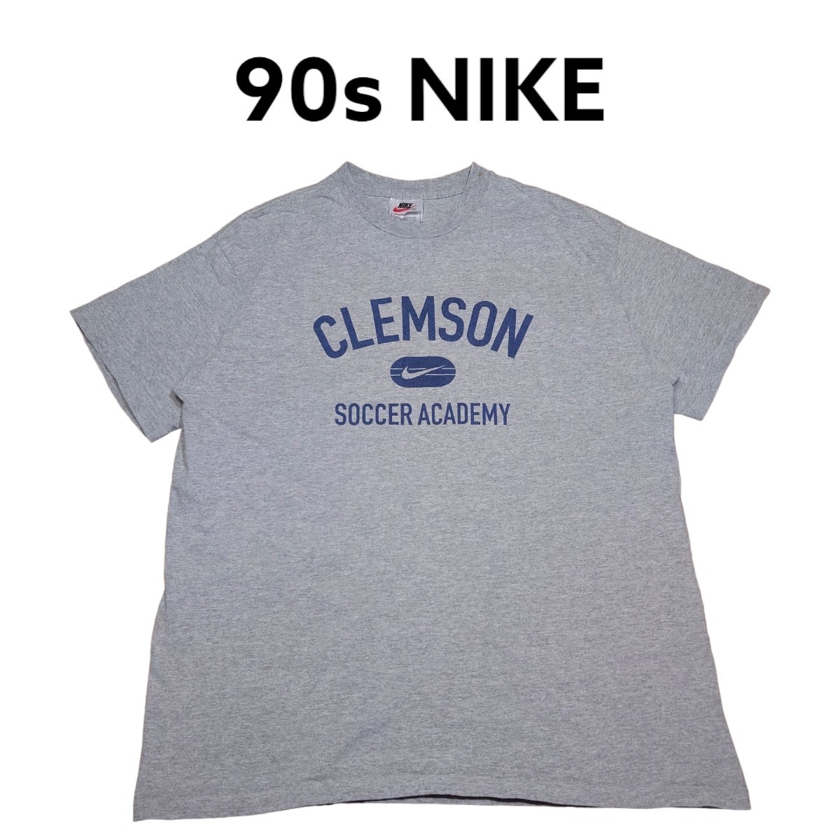 輝く高品質な 90s NIKE ビッグプリント Tシャツ 古着 ナイキ 白タグ