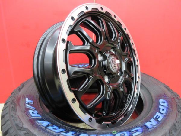 MUDBAHN XR-800M 14x4.5J+45 4H-100＆MUDSTAR RADIAL A/T 155/65R14 新品4本セット スペーシアギア エブリィワゴン N-VAN N-BOX 鴻巣_画像3