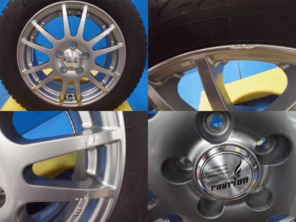 【中古スタッドレス４本セット】Weds ラビリオン 15x6J+43 4H100 + トーヨータイヤ OBSERVE GIZ2 185/65R15 bB・デミオ・MAZDA2等_画像7