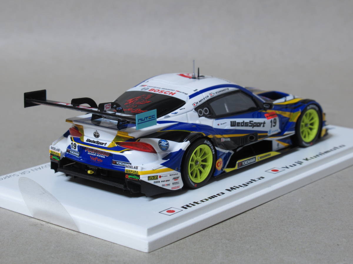 1/43 ウェッズスポーツアドバン GR スープラ #19 スーパーGT 1/43 ウェッズスポーツアドバン GR スープラ #19 スーパーGT