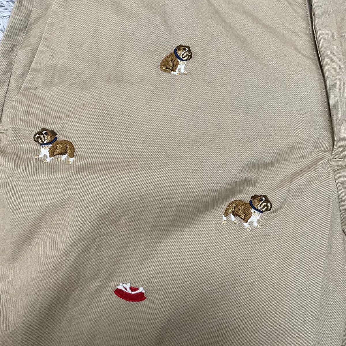 POLO RALPH LAUREN ブルドッグ刺繍柄 ショートパンツ 34 Yahoo!フリマ 