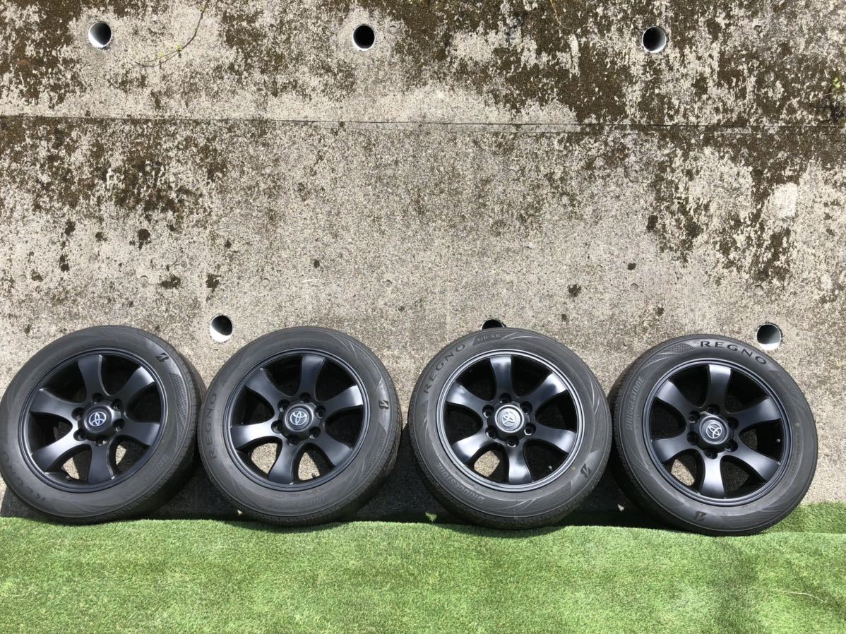 200ハイエース 120 プラド 純正 アルミ ホイール タイヤ ブリヂストン