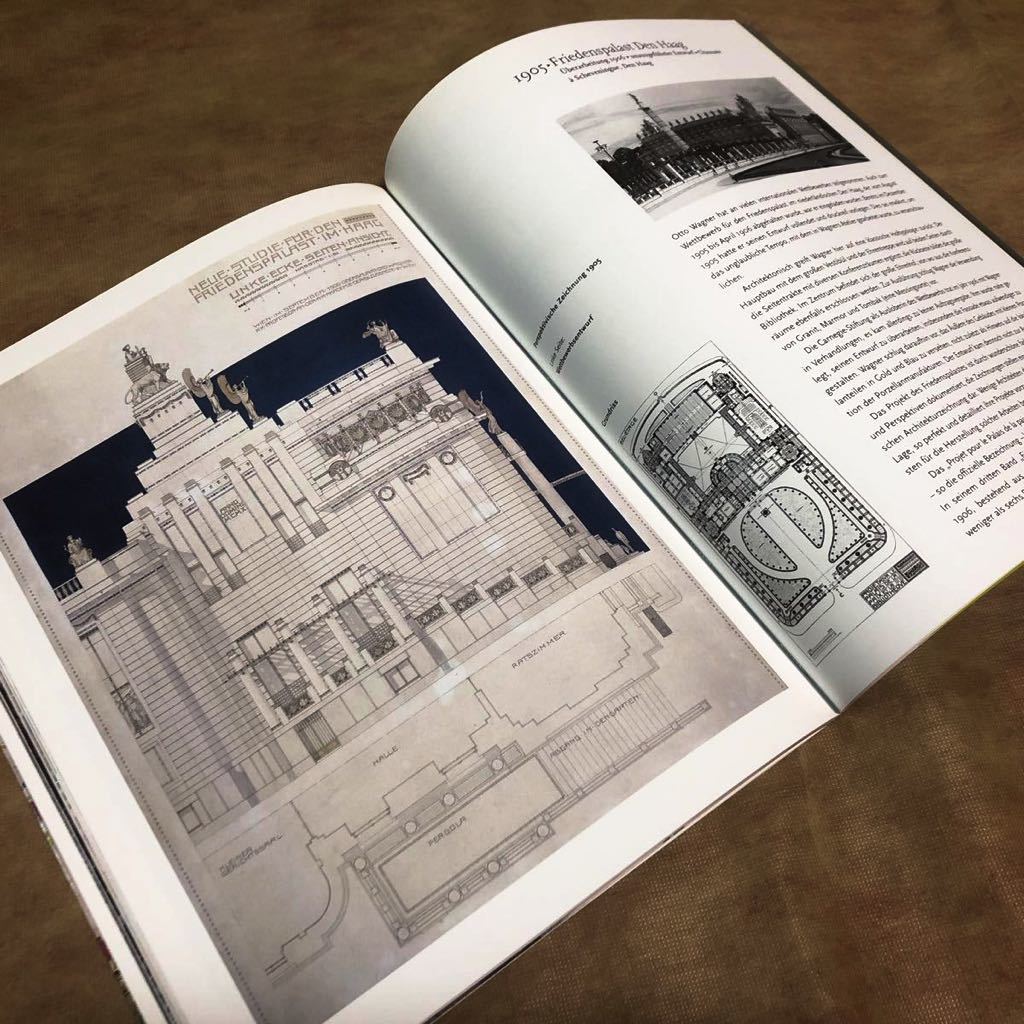 洋書◆ Otto Wagner: 1841-1918: Forerunner Of Modern Architecture オットーワーグナー  建築作品集