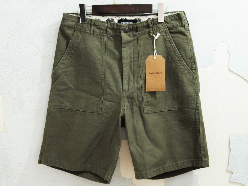 新品 23SS SC SubCulture FATIGUE PANTS SHORTS ファティーグ ショーツ