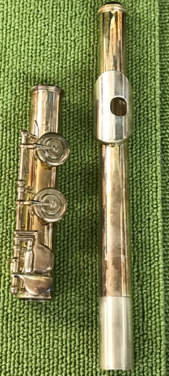 YAMAHA YFL-312 SILVER HEAD 925 ハードケース付き ヤマハフルート