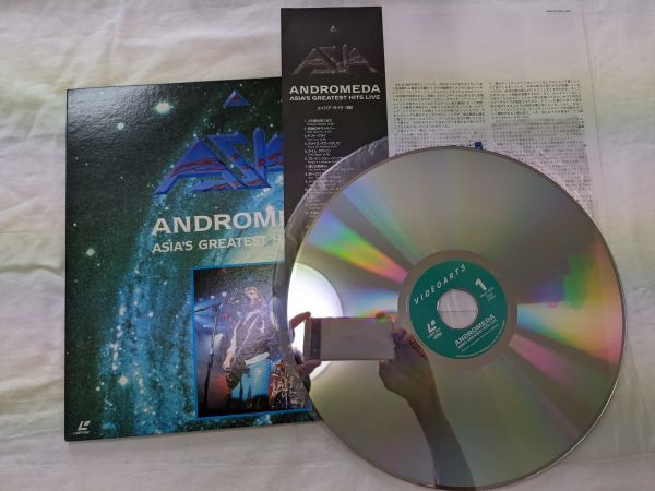 ASIA ASIA'S GREATEST HITS LIVE ANDROMEDA  японское издание  LD VALC-3222