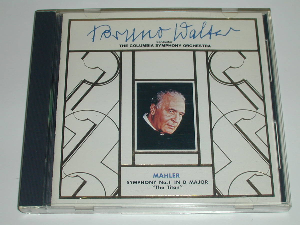 CD マーラー：交響曲第1番巨人／ブルーノ・ワルター指揮コロンビア交響楽団_画像1
