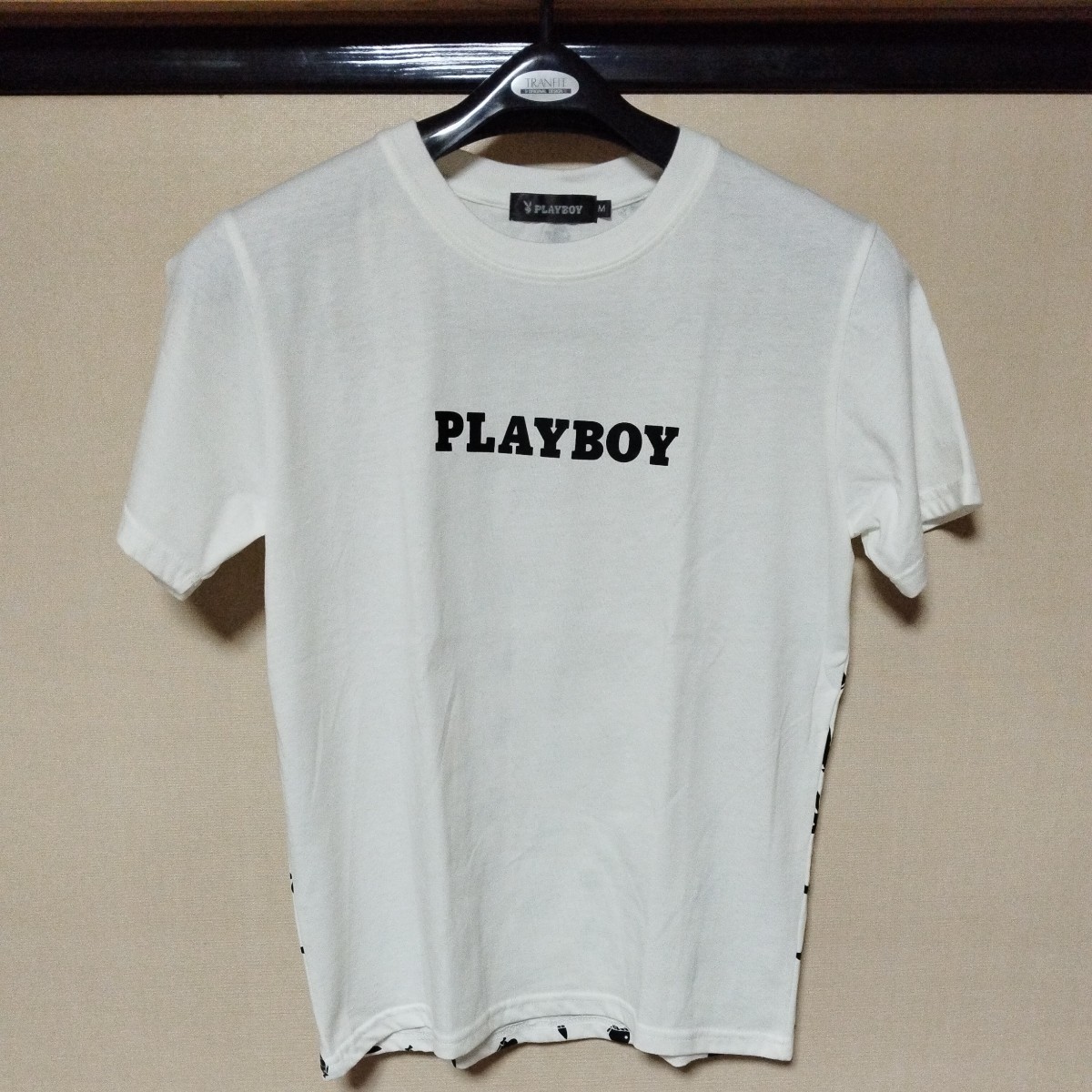 プレイボーイ　PLAYBOY　Tシャツ　M　中古　白_画像2