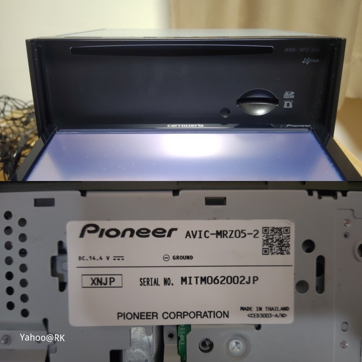 carrozzeria 楽ナビ 型式 AVIC-MRZ05-2 Pioneer CD SDカード USB carrozzeria 楽ナビ 型式 AVIC-MRZ05-2 Pioneer CD SDカード USB