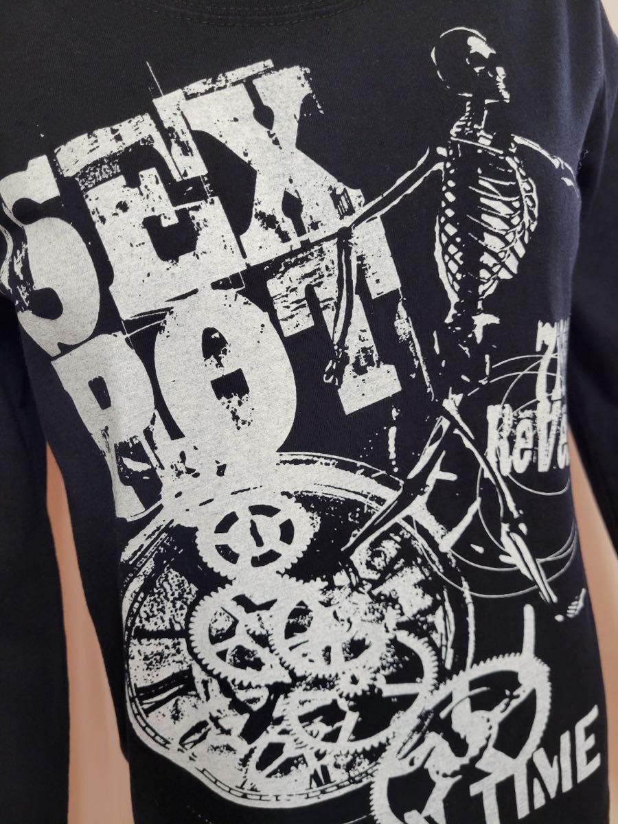 【SEX POT ReVeNGe】スカルプリントTシャツ S/セックスポットリベンジ/カットソー/長袖/PUNK/パンク_画像4