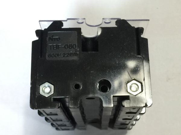 電子部品、パーツなど・・/  端子台 NITO 600V TBF-060 10×6×4.5㎝  FA422RR 9905  1-2の画像7